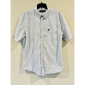 Men's Tackle And Tides Large Short Sleeve Shirt‎ - Red White Blue